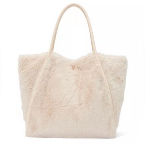 Victoria’s Secret faux fur winter white bag. NWTs